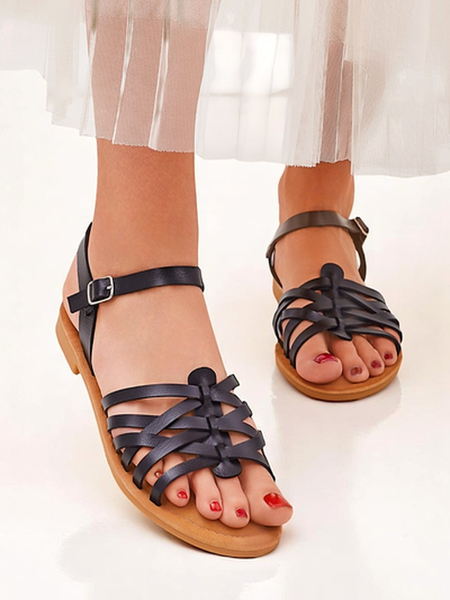 Royal Fashion Women's Livia sandals with decorative straps