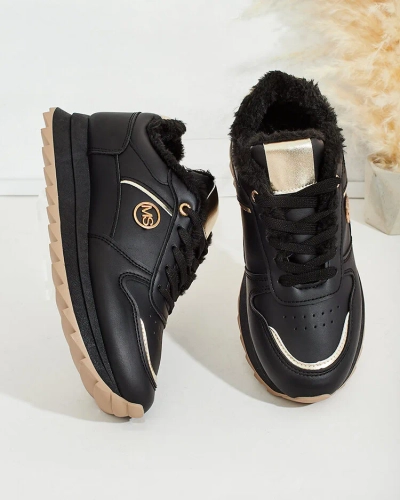 Royalfashion Warmed women's sneakers with fur Boris