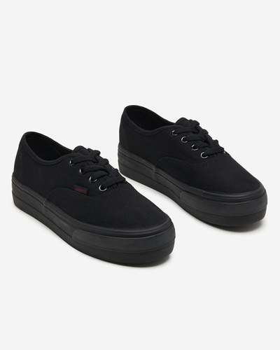 Women's black sneakers Milumi type - Footwear
