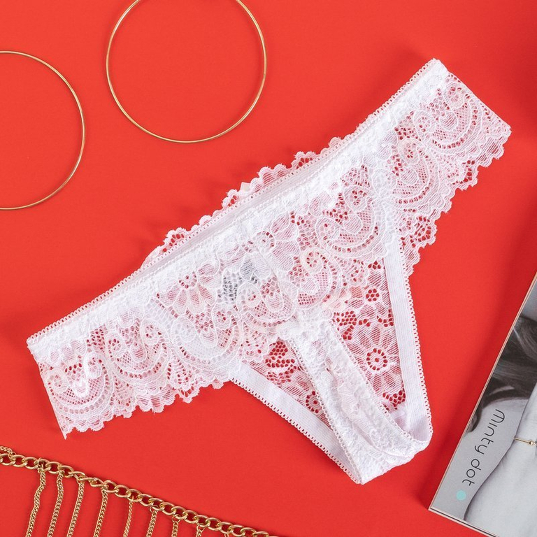 White lace women's thongs - Underwear