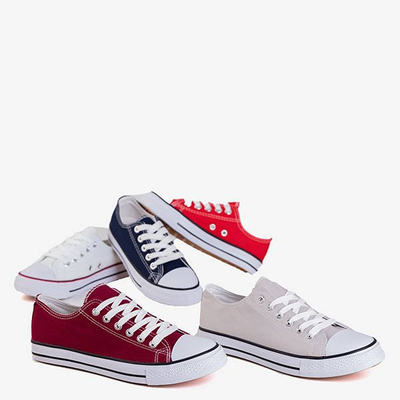 Light gray Ronot men's sneakers - Footwear