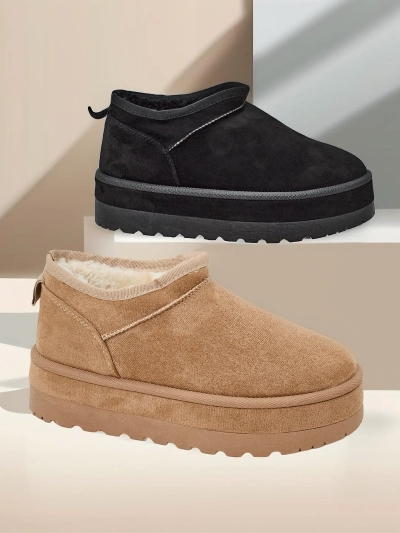 Royalfashion Short women's snow boots a'la Biovve