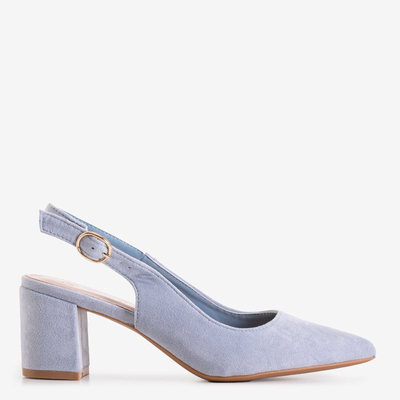Blue women's sandals on the Siofra post - Footwear