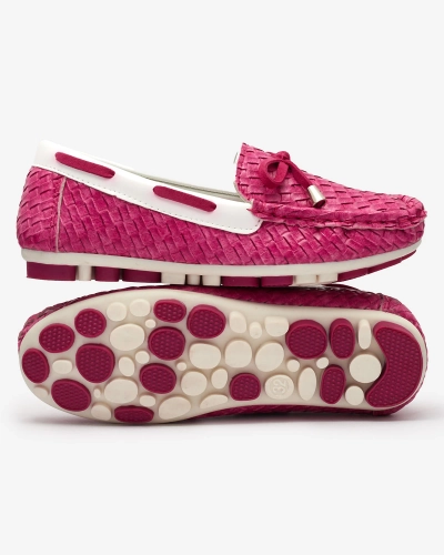 Fuchsia children's moccasins Dannad- Footwear