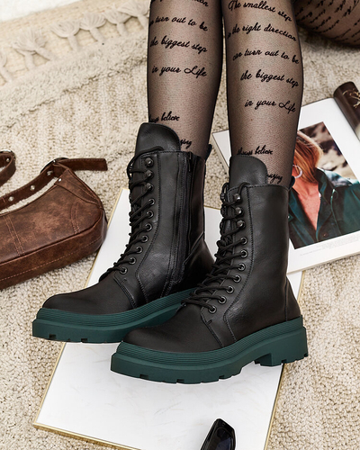 Royalfashion Eko ādas sieviešu bagger zābaki Vederme