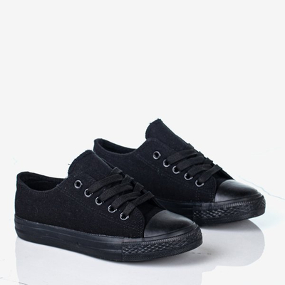 Franklin Black Kids Sneakers - Footwear