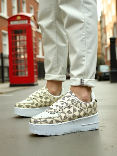 Royalfashion Women's sports shoes with Ozofio print