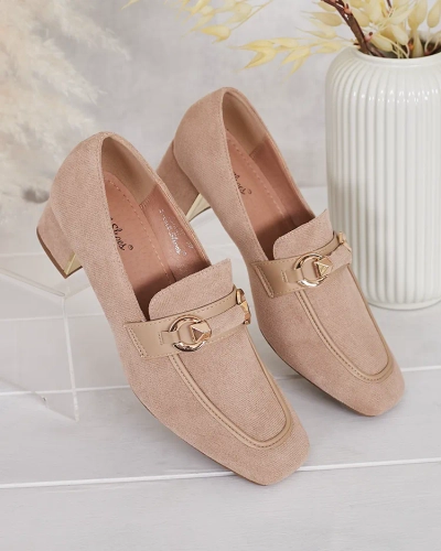 Royalfashion Eleganti sieviešu mokasīni uz zema raksta Orino