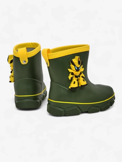 Royalfashion Children's rubber boots with robot Power Robot