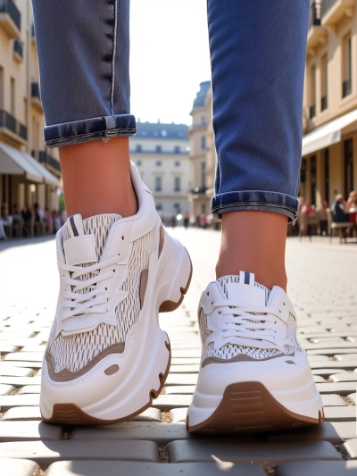 Royalfashion Women's Sport Sneakers Totter