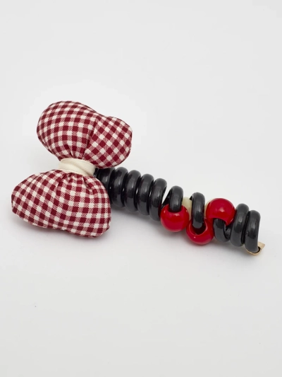 Royalfashion Резинка для волос в виде спирали с бантом Ribbon Coil