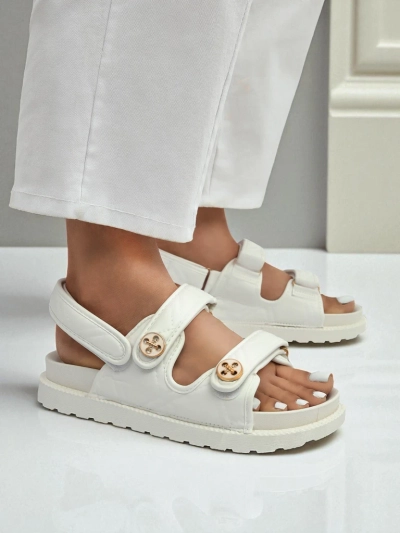 Royalfashion sieviešu sandales ar biezāku zoli Vivere