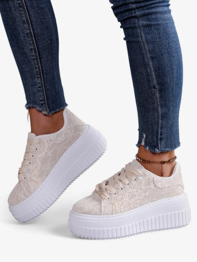 Royalfashion Women's Sport Sneakers with Lace Coronna