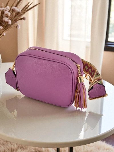 Royalfashion Small Women's Eco-Leather Handbag with Colorful Strap Kovi Lace