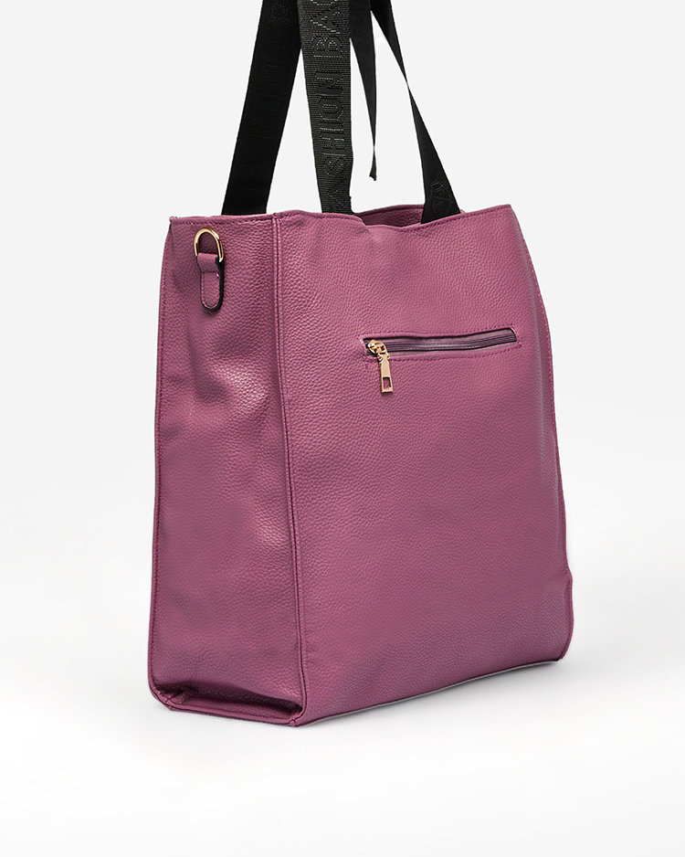 Royalfashion Women's Purple Square Handbag