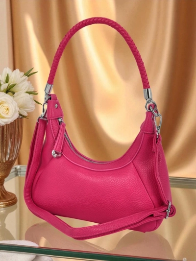 Royalfashion Small Women's Eco-Leather Handbag with Decorative Strap Lacquea