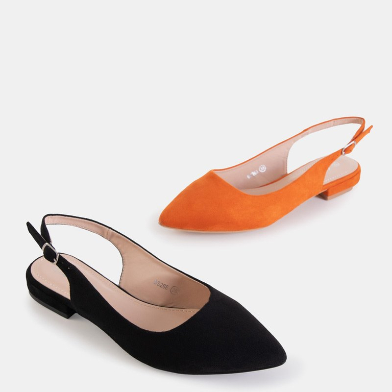 Black women's flat sandals Amaret - Footwear