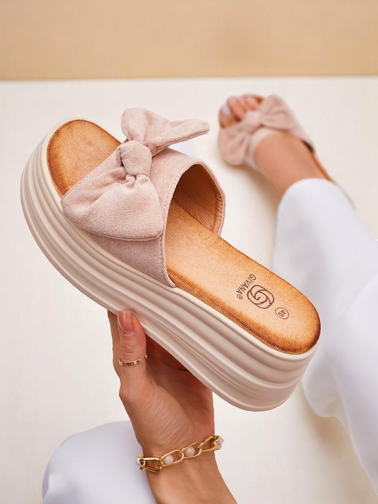 Royalfashion Sieviešu platformas iešļūcenes Givan