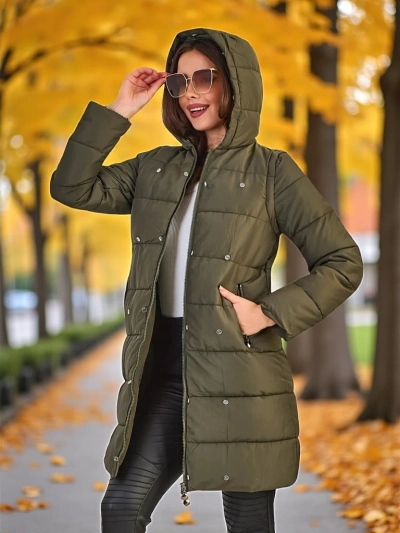 Женская куртка Royalfashion съёмными рукавами