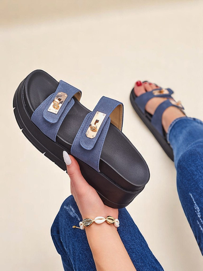 Royalfashion Женские босоножки на платформе с пряжками Dalia