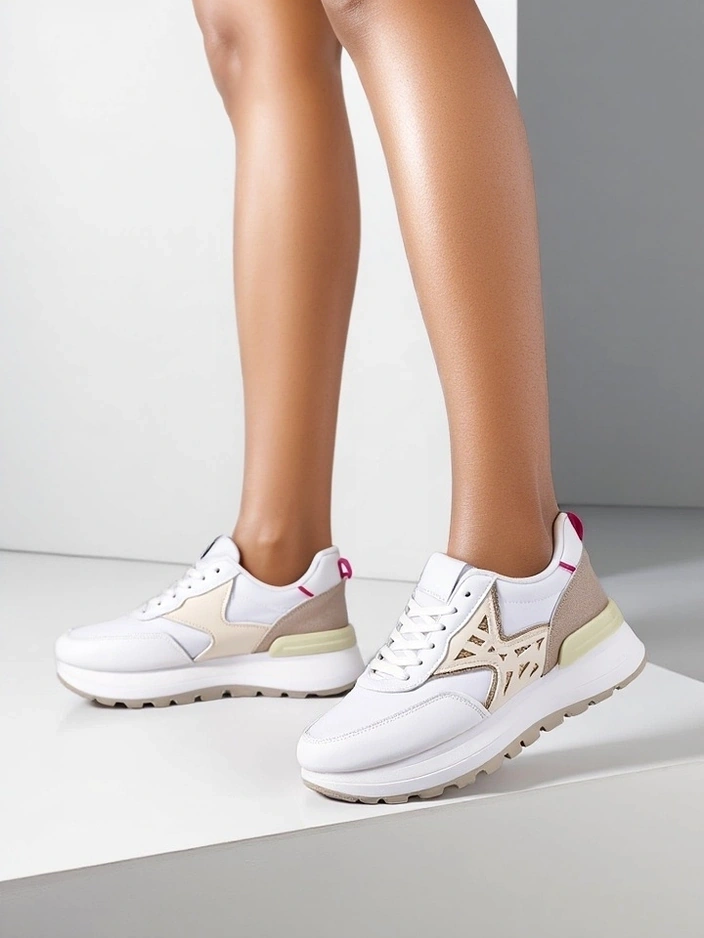 Royalfashion Women's Sneakers with Glitter Senues