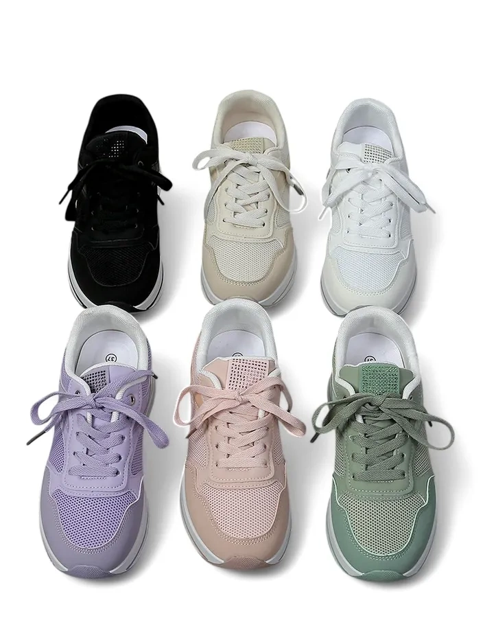 Royalfashion Women's sports sneakers on a platform Revided