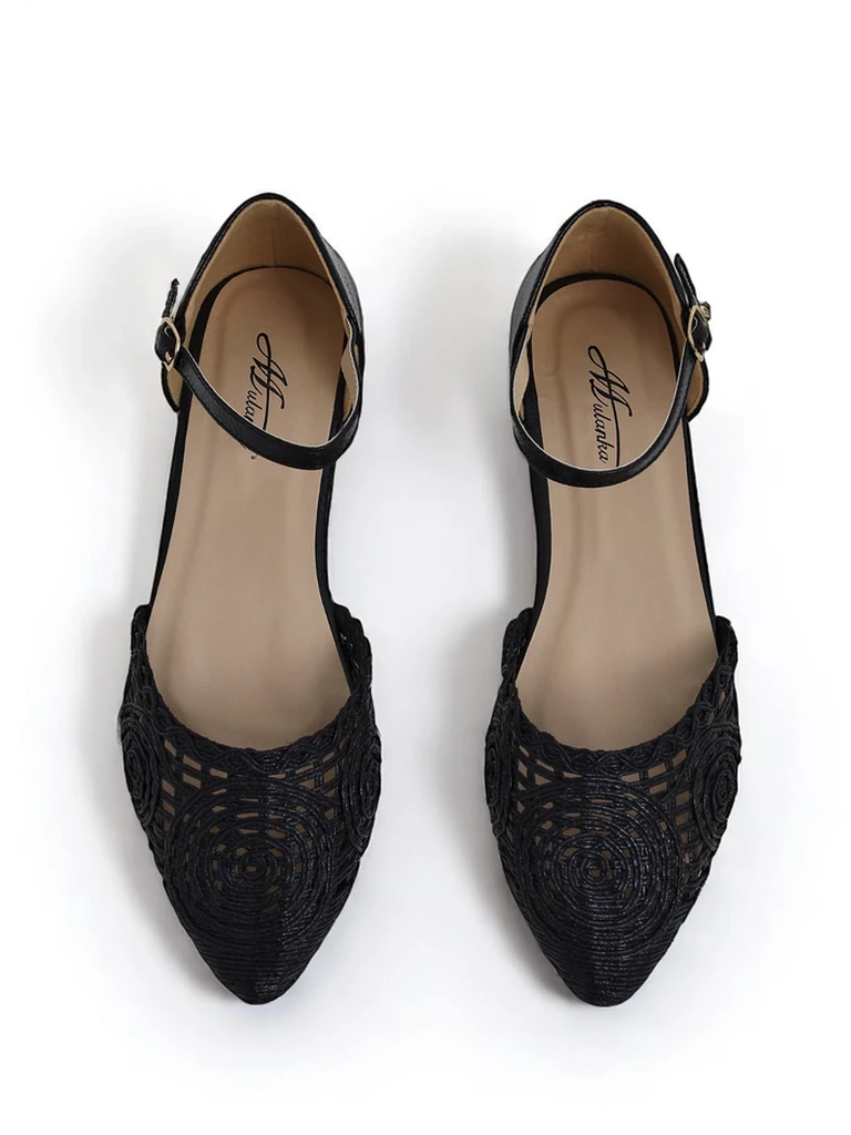 Royalfashìon Damske sandały ażùrove Lare