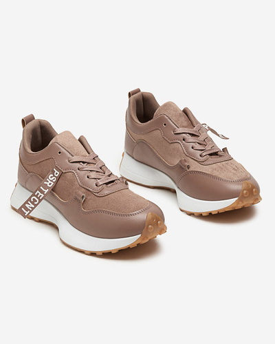 OUTLET Brown women's sports shoes Arika - Footwear