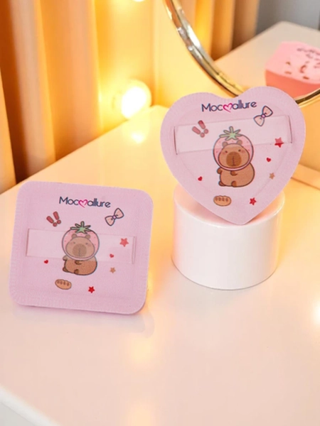 Compact makeup brush set