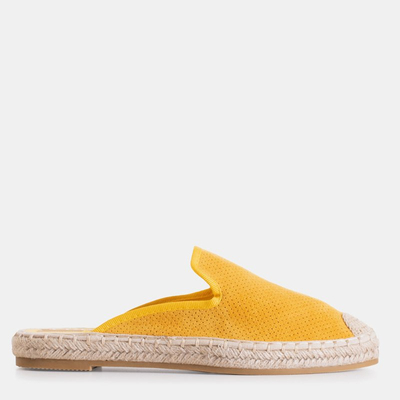 Women's flip-flops in yellow Courine - Footwear