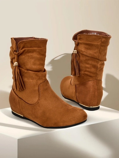 Royalfashion Eko - ботинки из эко-замши на платформе Lovely