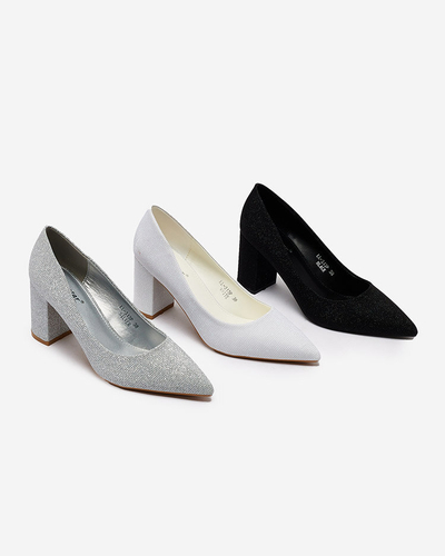 Royalfashion Sieviešu Eotira Glitter Stiletto Post Top sūkņi