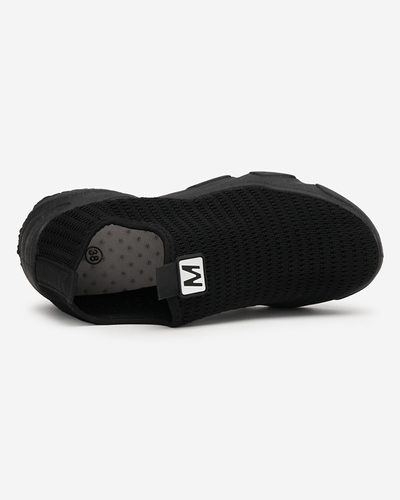 Melni sieviešu slip-on sporta apavi Rulinso - Apavi