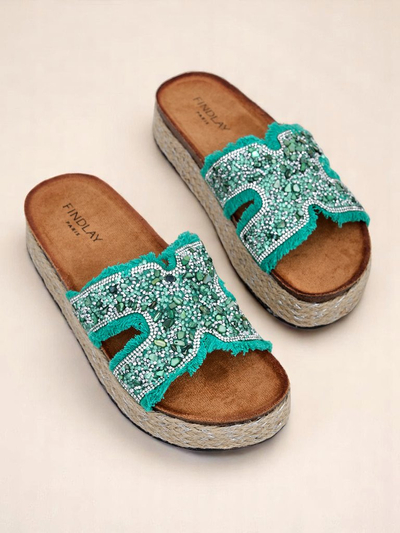 Royalfashion Women's sandals with Candy Candy decorations