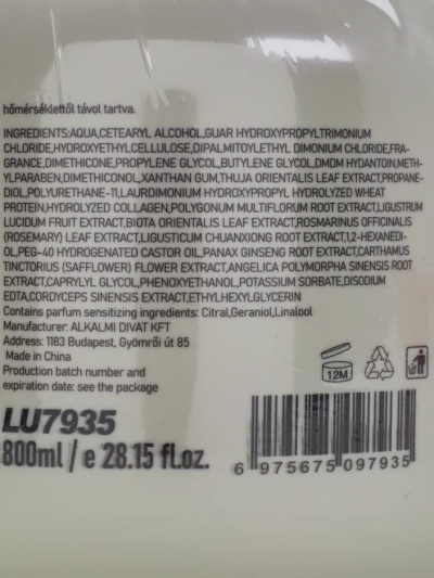 Luxelux matu maska pret matu izlūšanu 800 ml