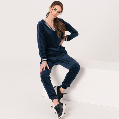 Tumši zils sieviešu treniņtērpa komplekts - Apģērbs