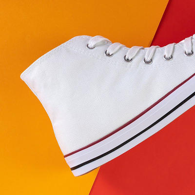 White men's high sneakers Huliwer - Footwear