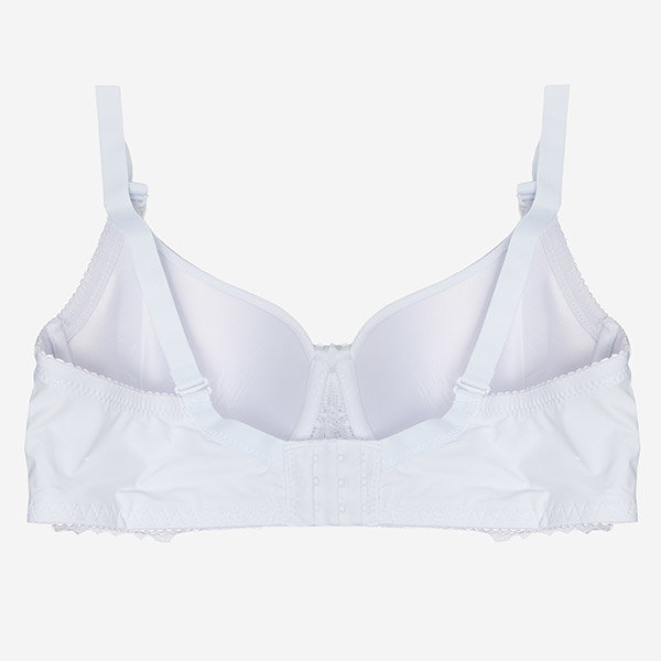 White Women's Push-Up Lace Bra - Underwear