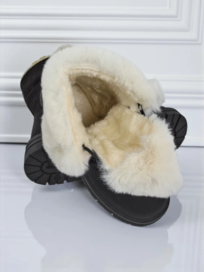 Royalfashion Women's fur-lined ankle boots Nasaha
