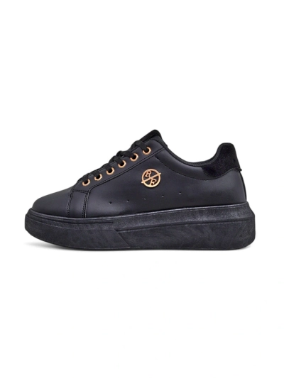 Erato Nero women's platform sneakers made of 5cm eco-leather