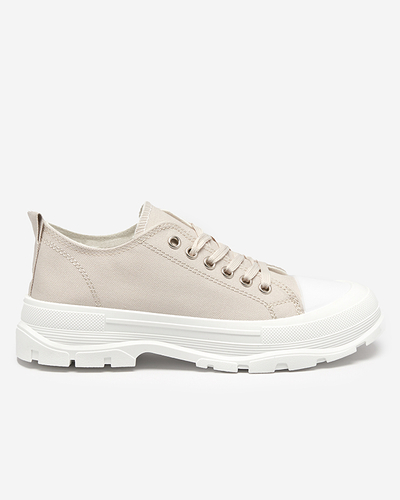 Pelēkas sieviešu kedas uz augstākas zoles Mytiko - Apavi