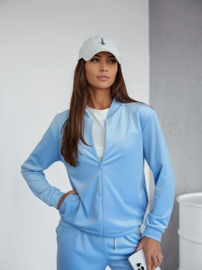Royalfashion Sieviešu velūra stila sporta tērpu komplekts