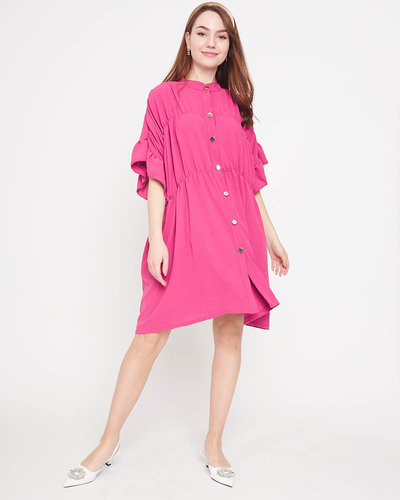 Ladies 'purple knee-length dress - Clothing