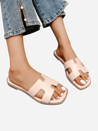 Royalfashion Women's flat-soled sliders Eval