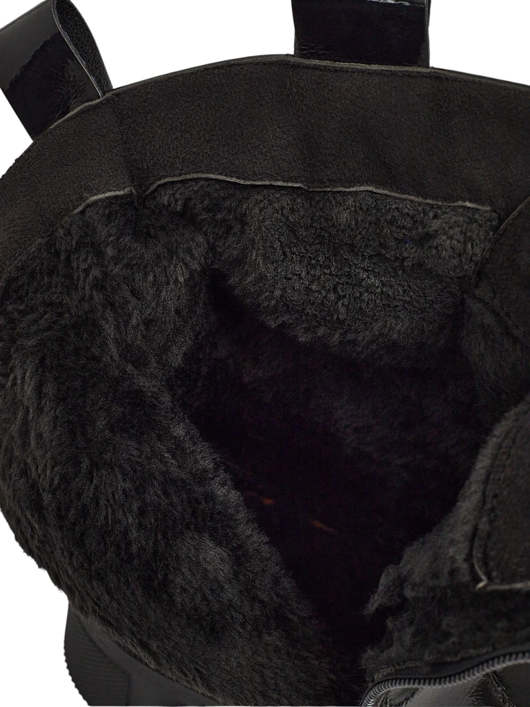 Kalen patent lace-up women's ankle boots