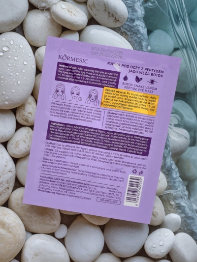 Kormesic Venustas Eye Mask – Żelowa Maska pod Oczy z Peptydem Jadu Węża