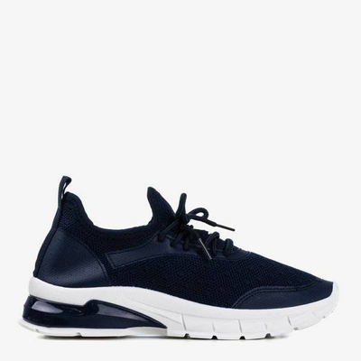 OUTLET Granatowe sportowe buty damskie Baymela - Obuwie