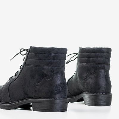 Black women's bags with decorative abrasions Tusyon - Shoes