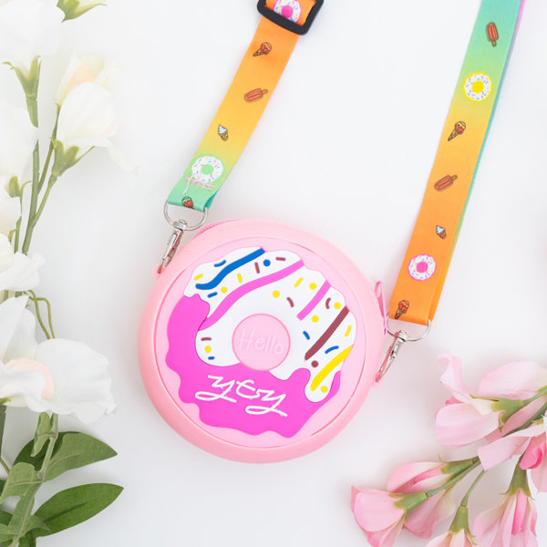 Pink handbag with donut - Accessories