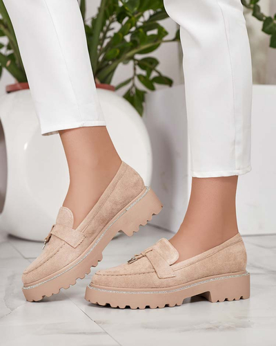 Royalfashion Sieviešu mokasīni ar cirkoniem Ali